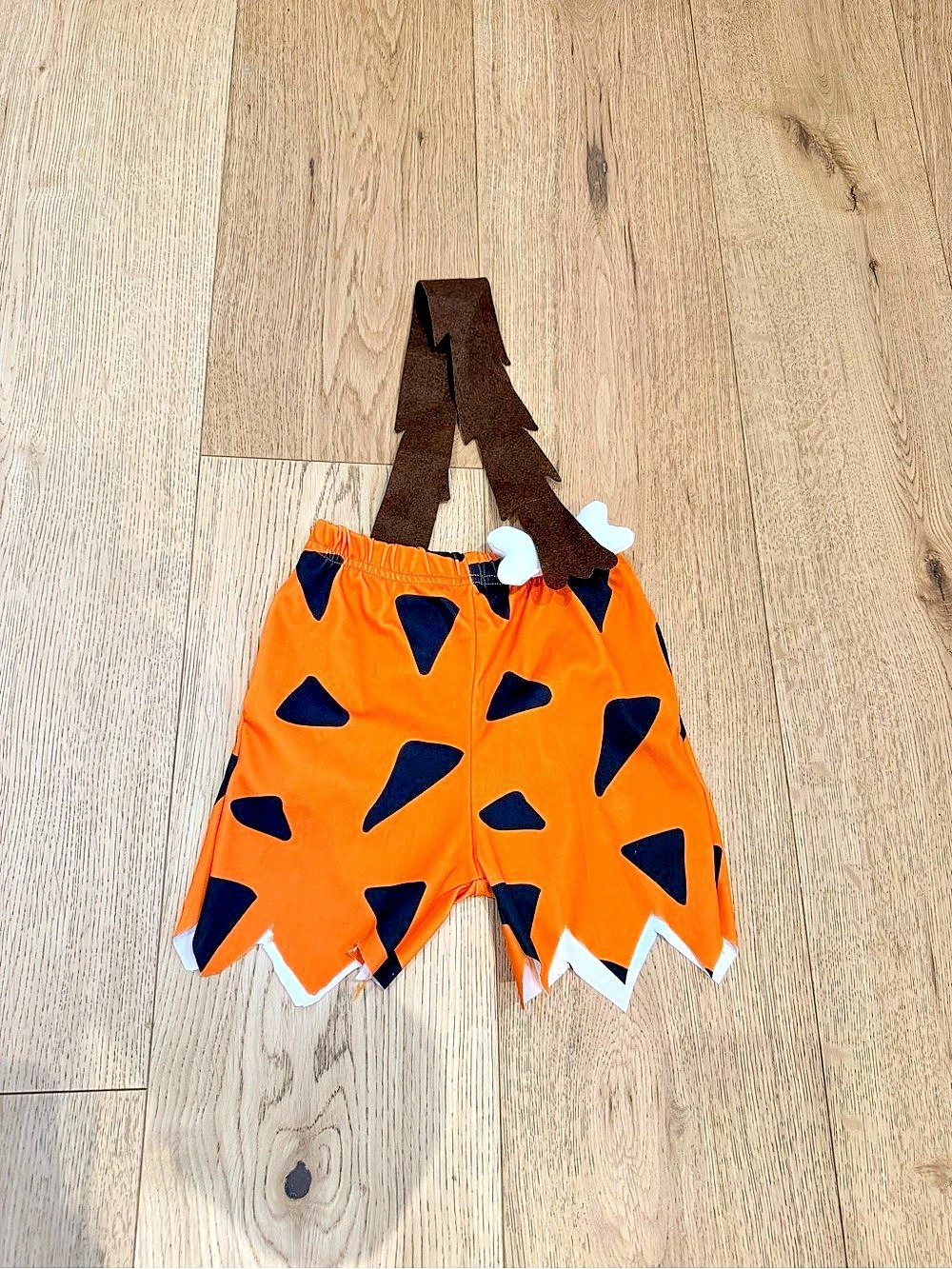 Kids Halloween caveman Costume Shorts 2-3t